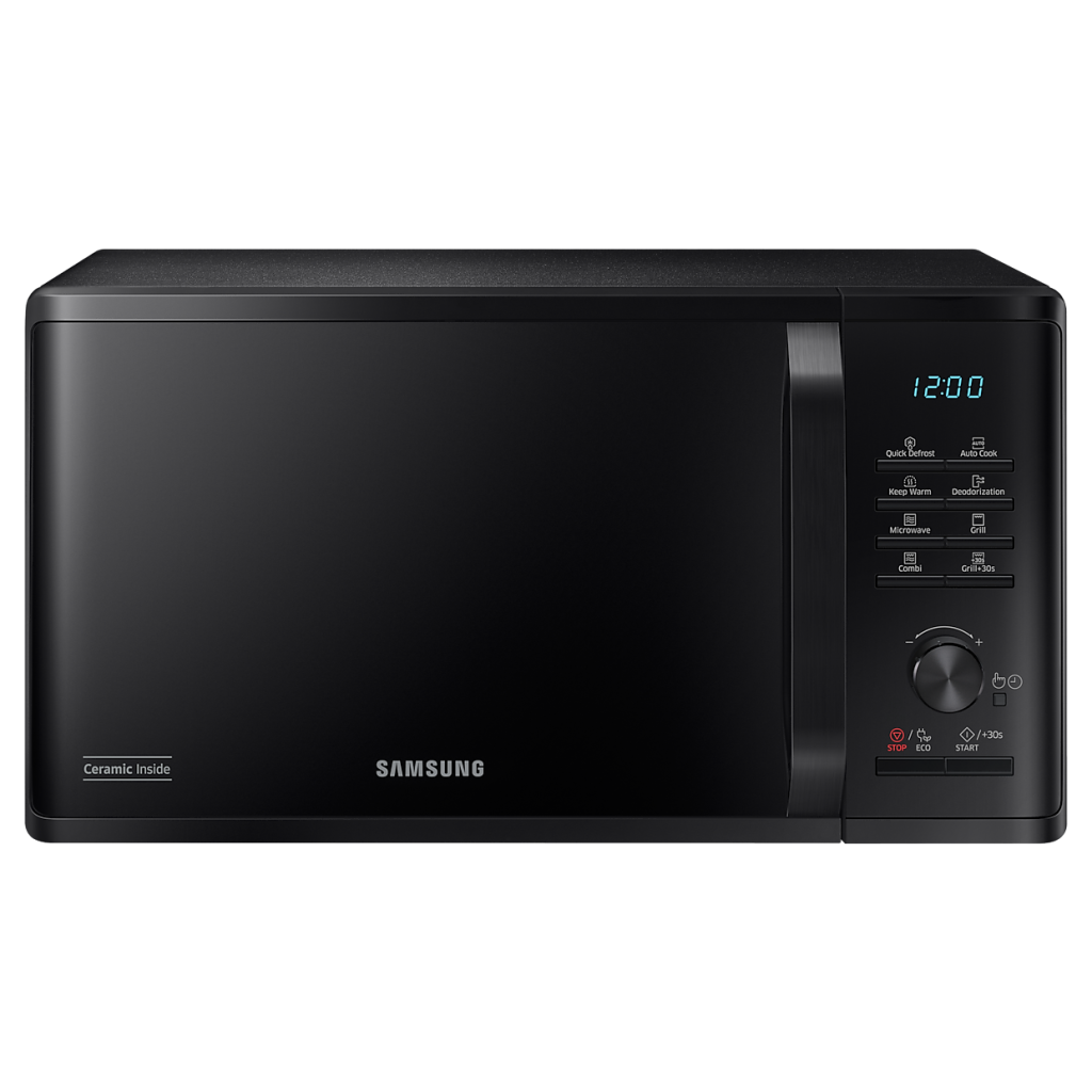 SAMSUNG 23 Liter Grill Microwave Oven with Ceramic Enamel Cavity MG23K3515AK/D2