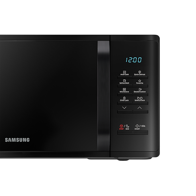 SAMSUNG 23 Liter Solo Microwave Oven with Ceramic Enamel Cavity MS23K3513AK/D2