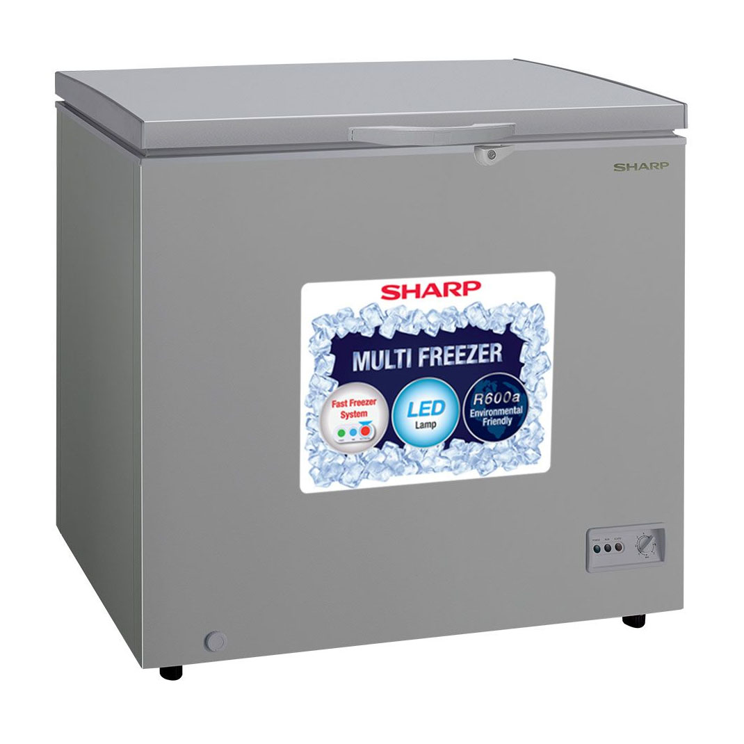SHARP 220 Liters Deep Freezer-SJC-228-GY