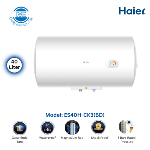 HAIER 40 Liter Water Heater Horizontal | ES40H-CK3(BD)