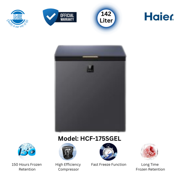 HAIER 142 Liter Chest Freezer With Fast Freeze Function | HCF-175GE / HCF-175SGEL
