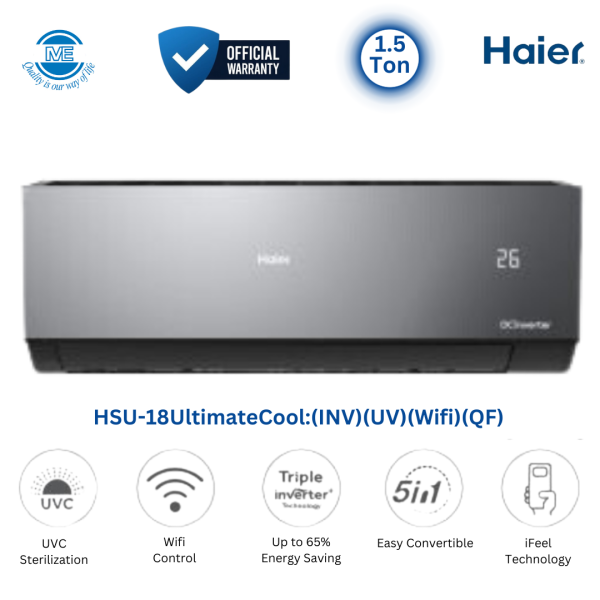 HAIER 1.5 Ton UltimateCool AC