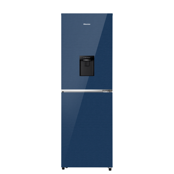 HISENSE 270 Liter BMF Glass Door Inverter Refrigerator With Water Dispenser Royal Blue | RB1G266NMRB/BD3