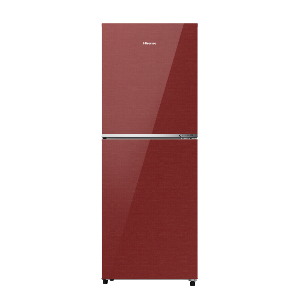 HISENSE 238 Liter TMF Glass Door Inverter Refrigerator Cherry Red | RT1G236NACR/BD3