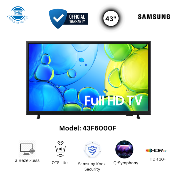 SAMSUNG 43" FULL HD Smart TV | 43F6000F
