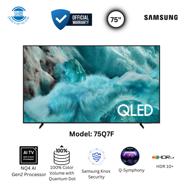SAMSUNG 75" 4K Real QLED Smart TV | QA75Q7FAARSER