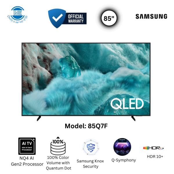 SAMSUNG 85" 4K Real QLED Smart TV | QA85Q7FAARSER