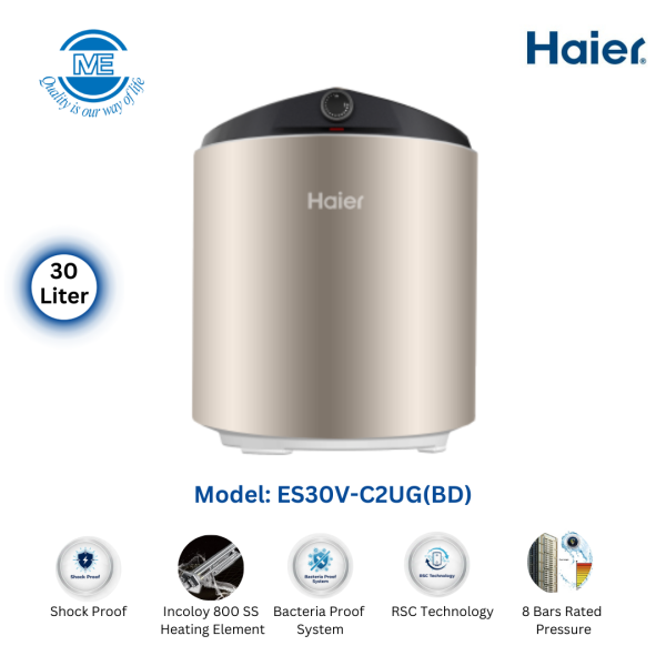 HAIER 30 Litre Vertical Water Heater | ES30V-C2UG(BD)