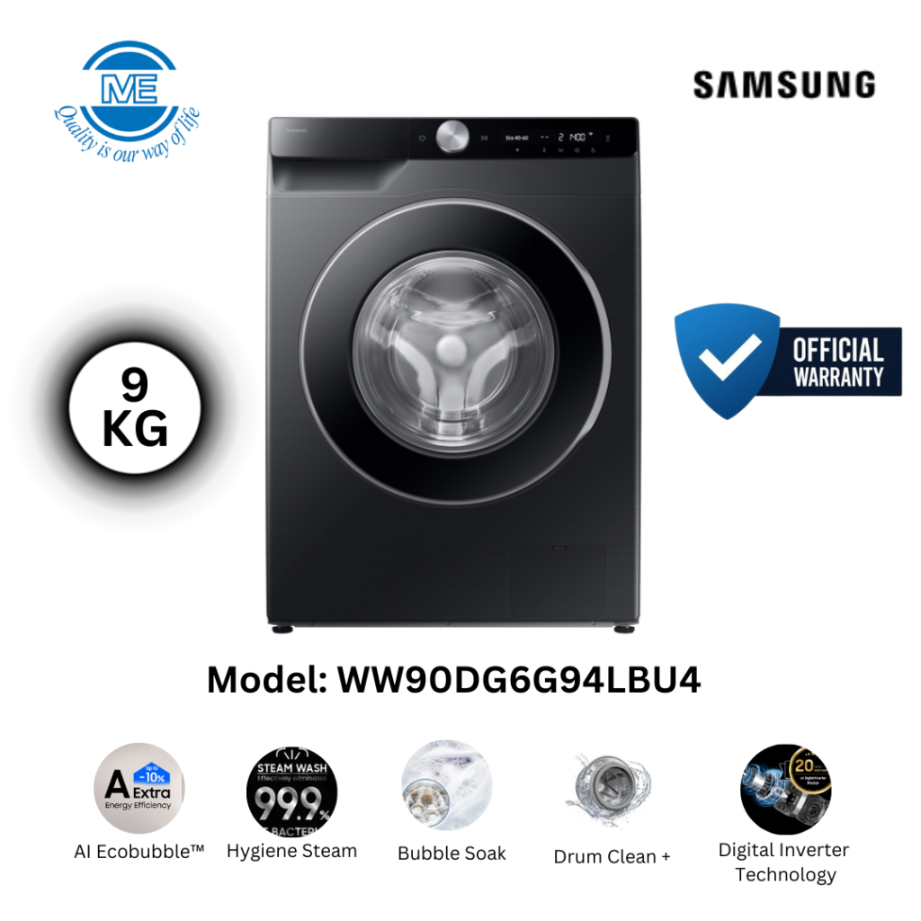 Samsung 9 kg AI EcoBubble Washing Machine Price in BD