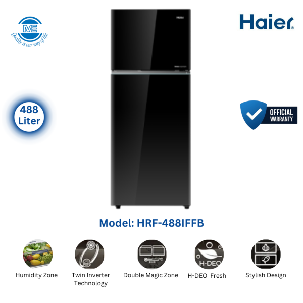 HAIER 488 Liter No-Frost Refrigerator | HRF-488IFFB