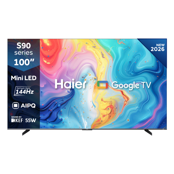 HAIER 100" Mini LED 4K Google TV With 144 Hz Refresh Rate | H100S90FUX