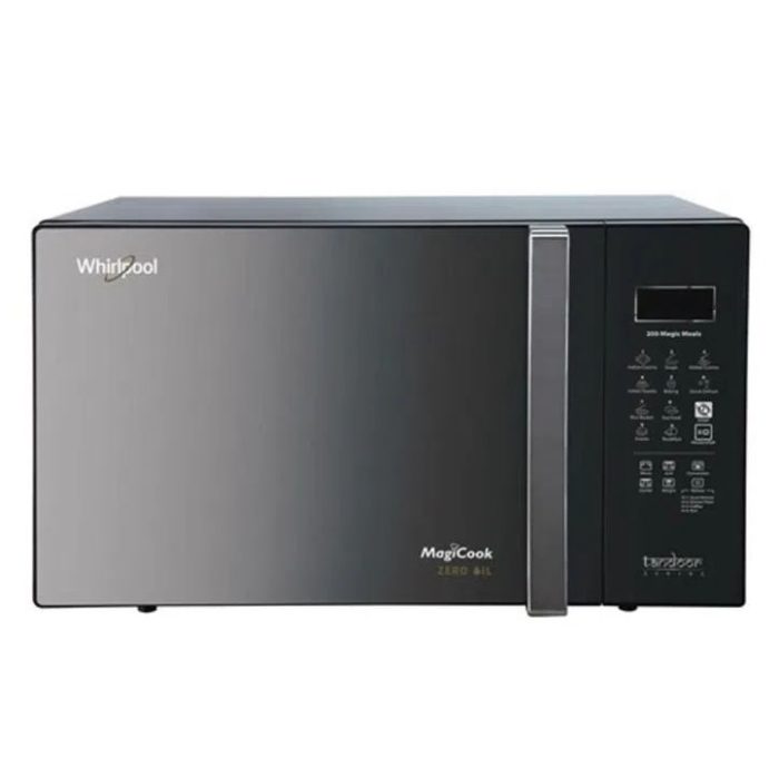 502051 1 WHIRLPOOL 30 Liter Microwave Oven Magicook Zero Oil Elite Convection Black Mirror - Image 1