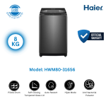 HAIER 8 KG Top Load Washing Machine With 3D Rolling Wash | HWM80-316S6 - Image 5