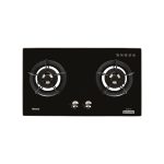 RINNAI Built-in Gas Hob: Powerful Burner Series | RB-2GH C(BK)