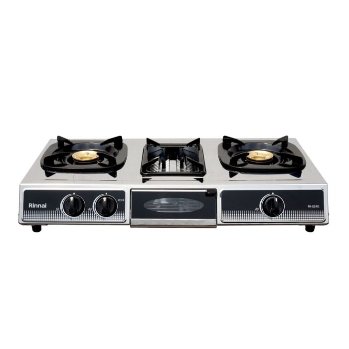 RINNAI Table Top SS and Non Stick Cooker Gas Burner | RI-524 E - Image 1