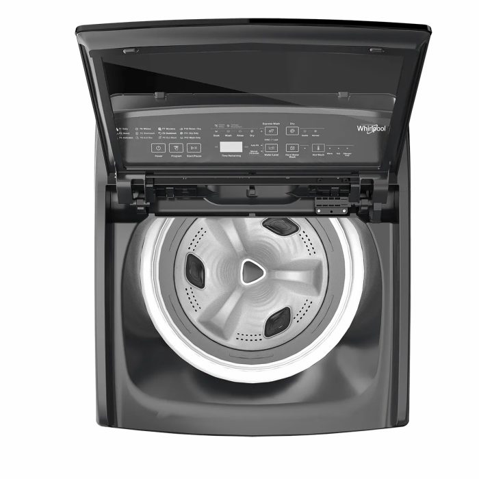 WHIRLPOOL 7.5 KG Top Loading Washing Machine With Built-in Heater | WM ROYAL PLUS 7.5 (H) GREY 5YMW - Image 4